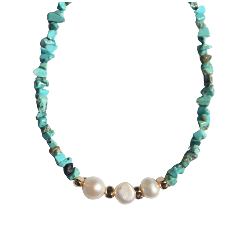 Pearl Turquoise Necklace