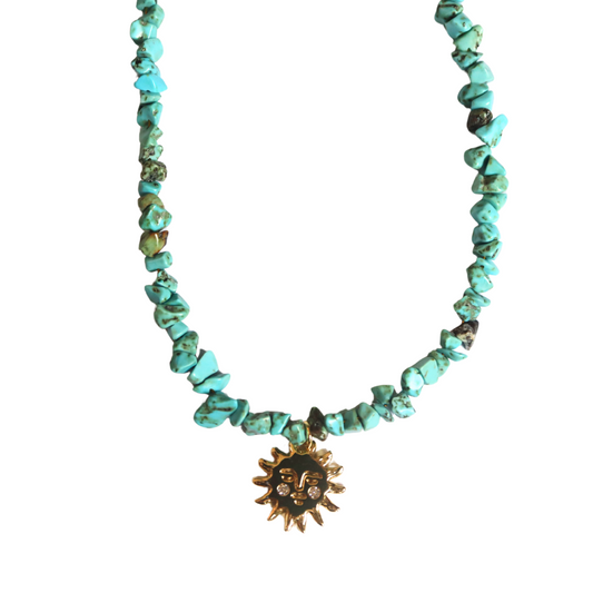 Turquoise Sun Necklace