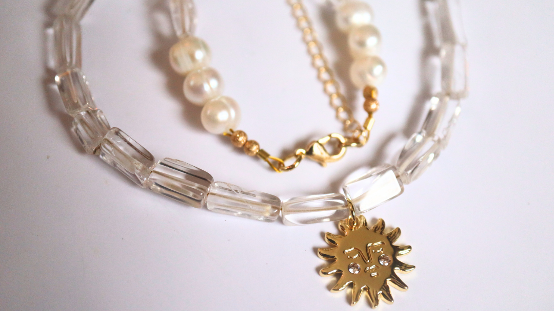 Quartz Sun Necklace
