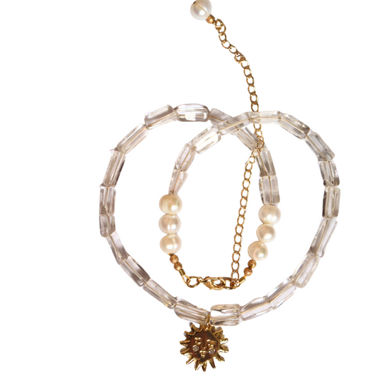 Quartz Sun Necklace