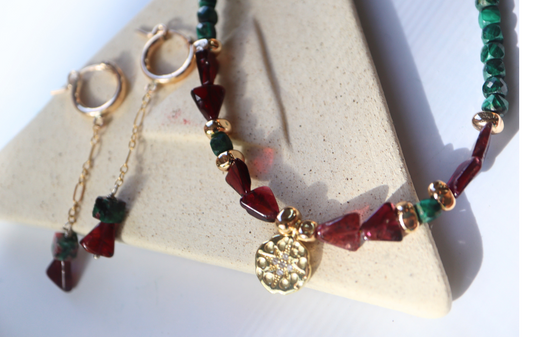Garnet Earrings