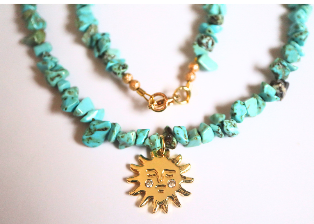 Turquoise Sun Necklace