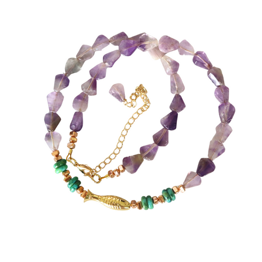 Amethyst Anthias Necklace