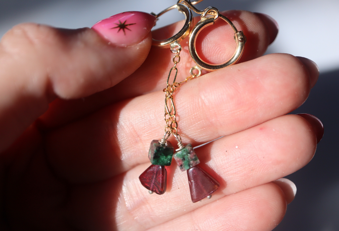 Garnet Earrings