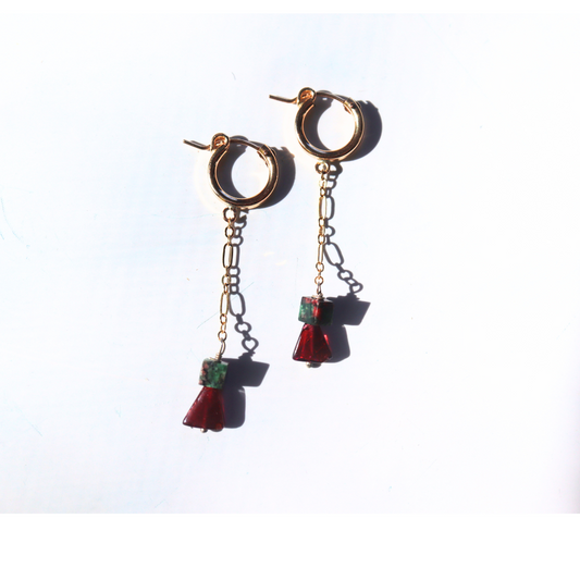 Garnet Earrings