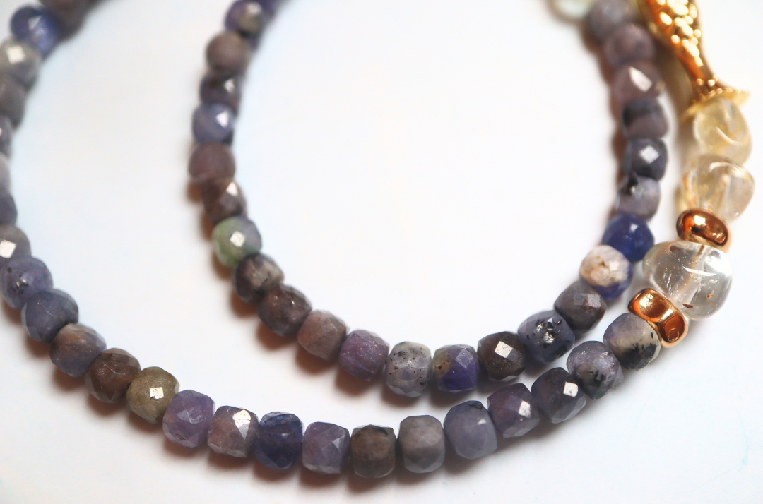 Blue Ruby Necklace