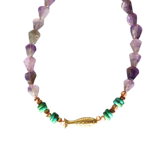 Amethyst Anthias Necklace