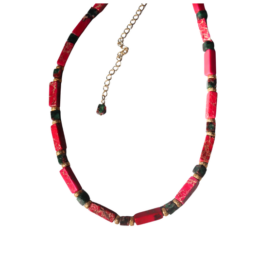 Pink Jade Necklace