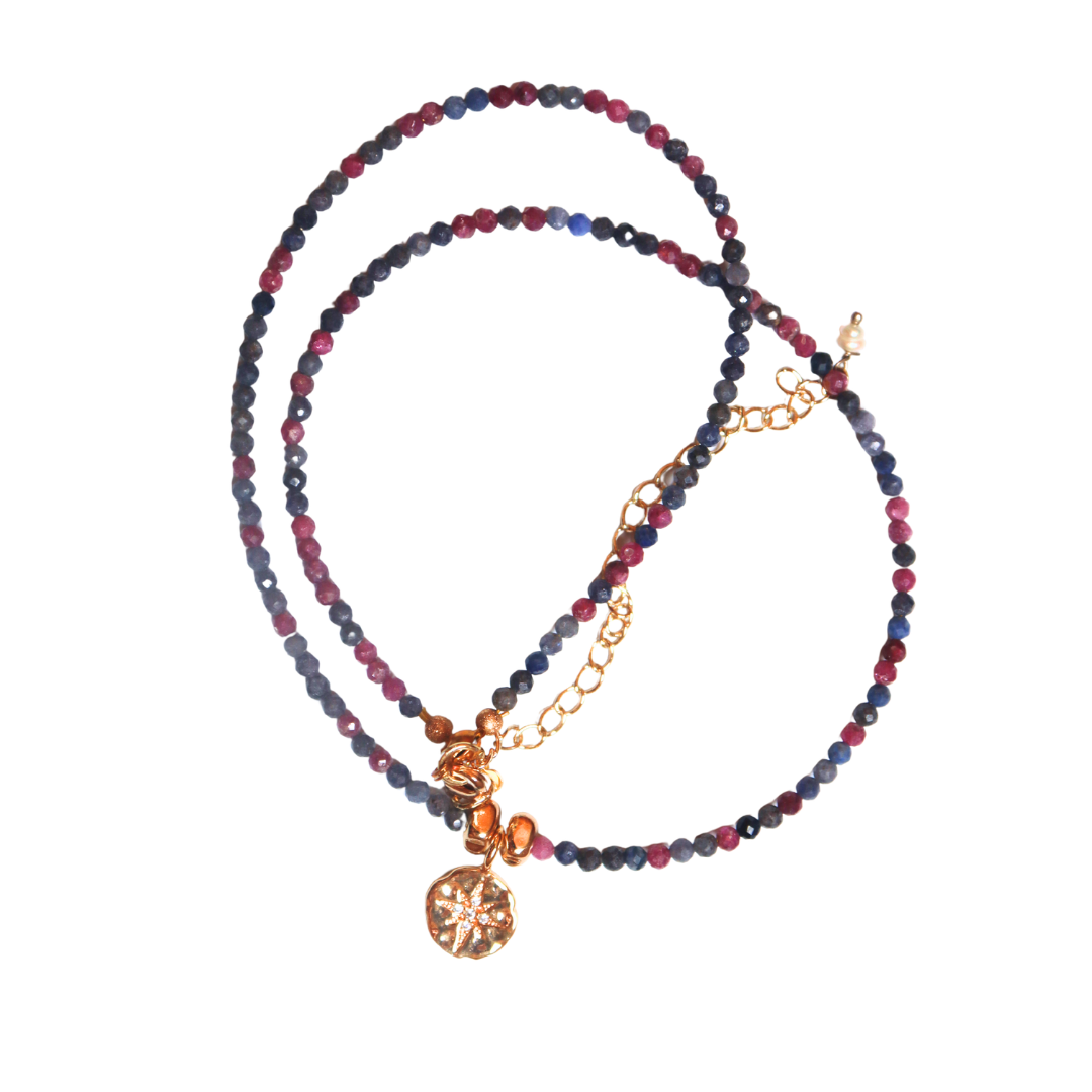 Tanzanite Star Necklace